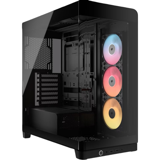 Corsair Frame 4500X RS-R ARGB Panoramic Glass Mid-Tower PC Case Black - CRFRAME4500XRSARGBBK