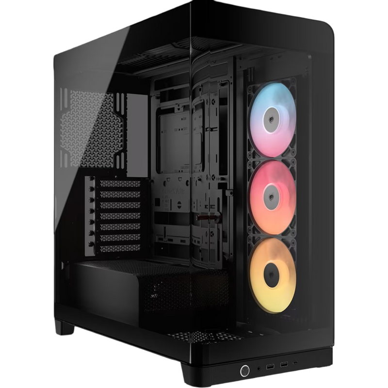Corsair Frame 4500X RS-R ARGB Panoramic Glass Mid-Tower PC Case Black - CRFRAME4500XRSARGBBK