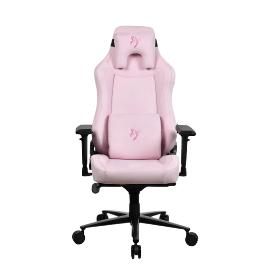 Arozzi Vernazza Supersoft Fabric Gaming Chair - Pink - VERNAZZA-SPSF-PNK