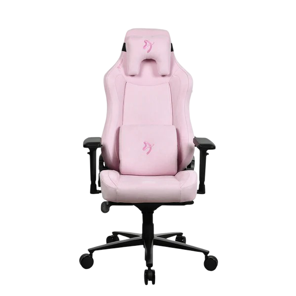 Arozzi Vernazza Supersoft Fabric Gaming Chair - Pink - VERNAZZA-SPSF-PNK