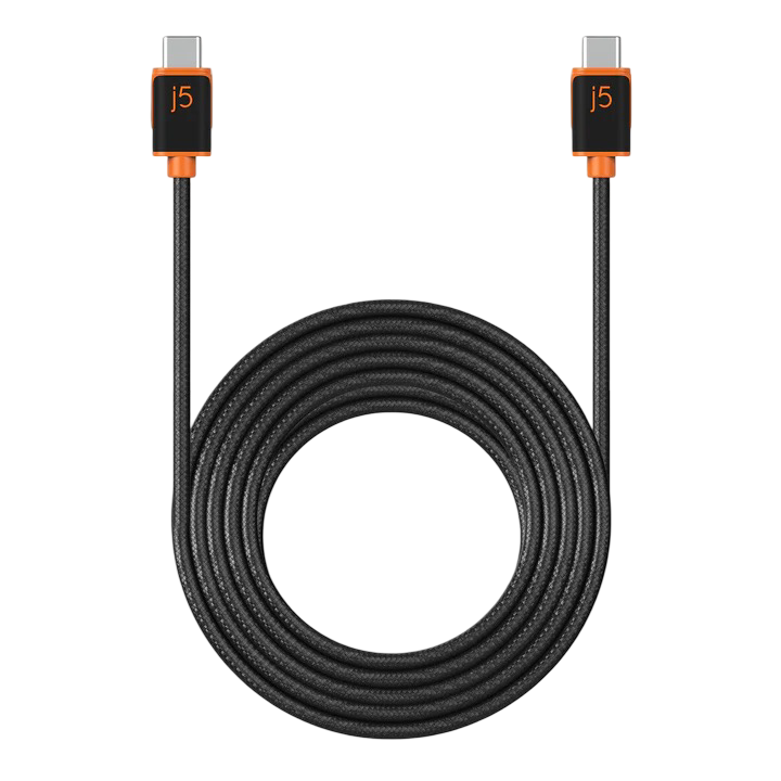 J5create USB-C to USB-C Sync & Charge Cable 3m 9.8ft Interface USB-C Transfer Speed 480Mbps - 4712795086652