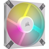 Corsair iCUE AF120 RGB SLIM 120mm PWM Fluid Dynamic RGB Fan Single Pack - White - 840006693765