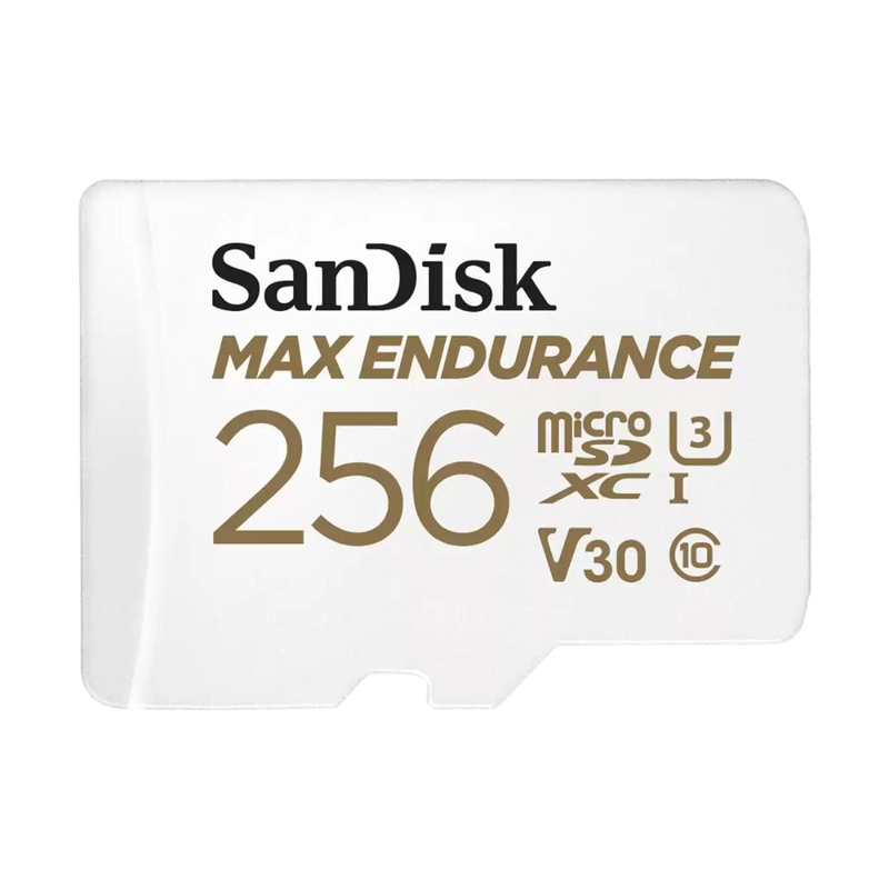 SanDisk MAX ENDURANCE microSD Card SQQVR 256GB - 619659178543