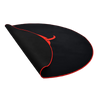Arozzi Zona Round Floor Pad Black and Red - AZ-ZONA-PAD-BR