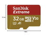 ExtreSanDisk me microSD Card SQXAF 32GB - 619659177416