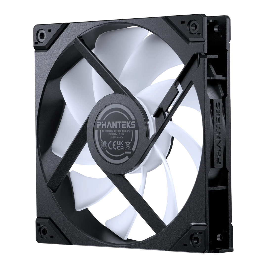 PHANTEKS M25 G2 140MM PWM FAN DRGB BLACK 1 PK - 886523003533