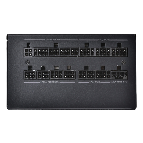 SilverStone HA850R-PM HELA 850R Platinum 850W PCIe 5.0 Fully Modular ATX 3.0 Power Supply - SST-HA850R-PM