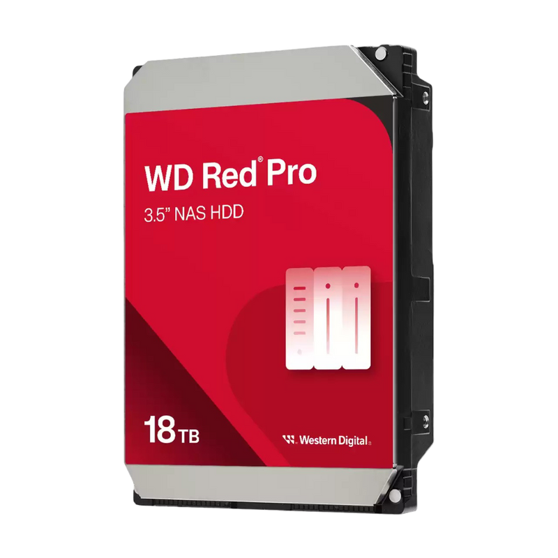 WD Red Pro 3.5" 18TB NAS HDD 512MB 7200RPM SATA - WD181KFGX
