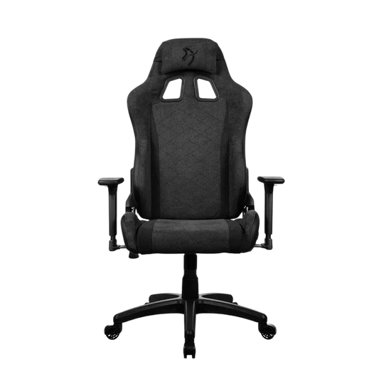 Arozzi Avanti Soft Fabric Gaming Chair - Dark Grey - AVANTI-SFB-DG