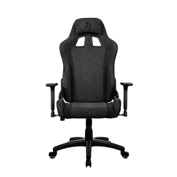 Arozzi Avanti Soft Fabric Gaming Chair - Dark Grey - AVANTI-SFB-DG
