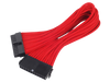 SilverStone PP07-MBR Motherboard 24Pin to 24Pin Sleeved Power Extension Cable - Red - SST-PP07-MBR