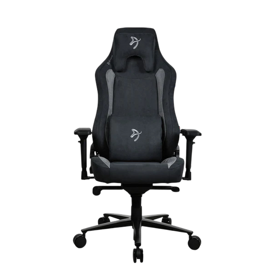 Arozzi Vernazza Supersoft Fabric Gaming Chair - Black - VERNAZZA-SPSF-BK