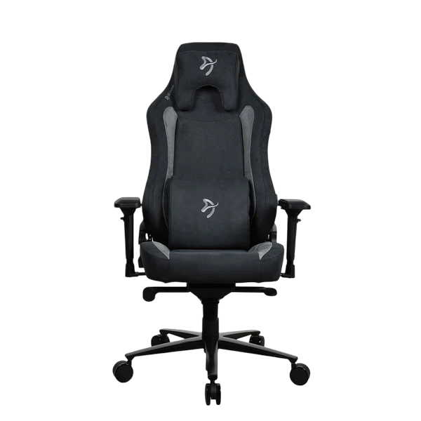 Arozzi Vernazza Supersoft Fabric Gaming Chair - Black - VERNAZZA-SPSF-BK