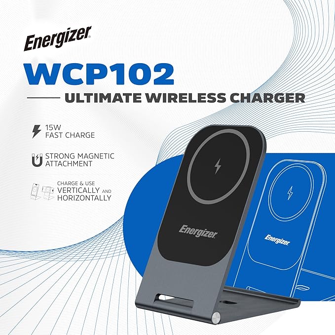 ENERGIZER 15W MAGNETIC WIRELESS CHARGER - WCP102 - 842982104518