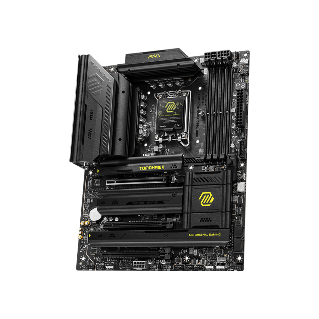MSI MAG Z890 TOMAHAWK WIFI ATX Motherboard Intel Z890 LGA 1851 |DDR5 9200mhz | USB C | AI ready (MB 8110) - 4711377259712
