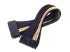 SilverStone PP07-MBBG Extension Power Supply Cable with Motherboard 24 Pin Connector - Black Gold - SST-PP07-MBBG