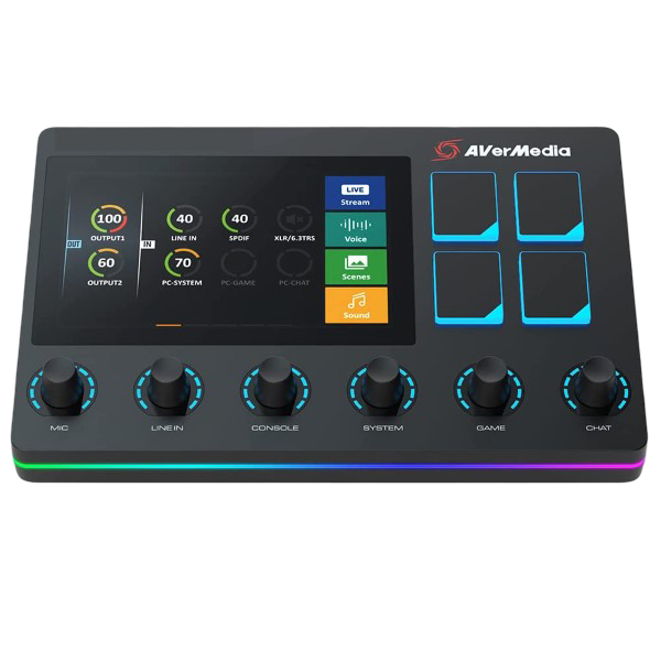 Avermedia Live Streamer AX310 IPS Touch Panel Creator Control Center - AX310