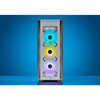 Corsair ML120 RGB ELITE 120mm Magnetic Levitation RGB Fan Triple Pack with Lighting Node CORE - White - 840006640127