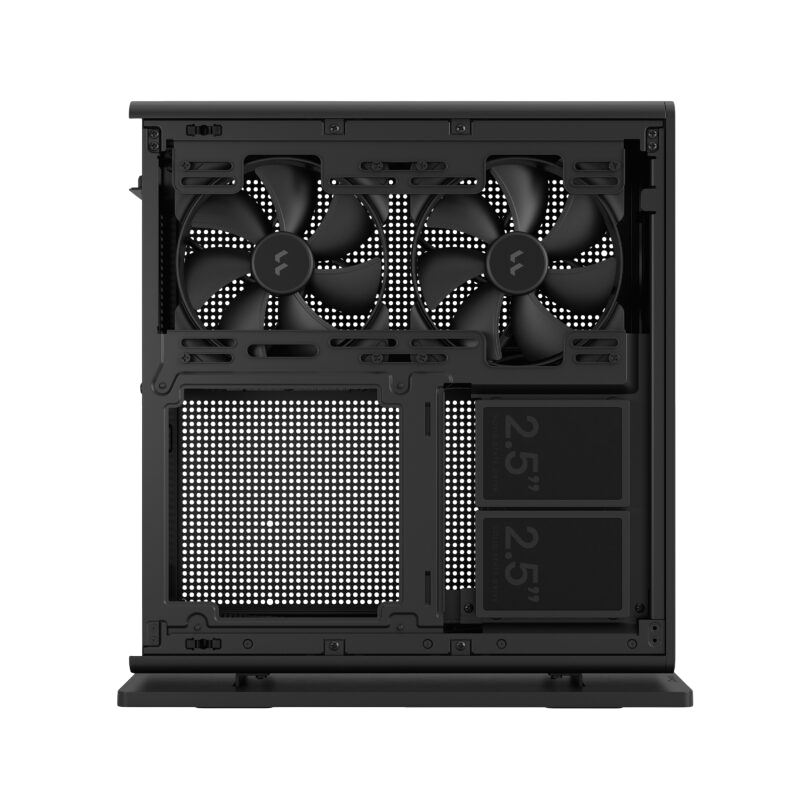 Fractal Design Ridge Mini-ITX Slim Small Form Factor PC Case - Black - FDRIDGEITXBLK