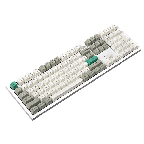 Keychron Q6  Max QMK/VIA Wireless Custom Mechanical Keyboard - Shell White - Gateron Jupiter Red - 4895248865773