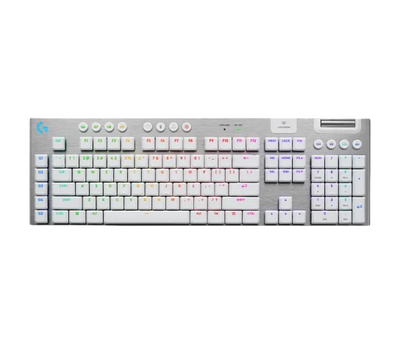 Logitech G915 X Lightspeed Low-Profile Wireless Gaming Keyboard Tactile Switches - White - 097855195081