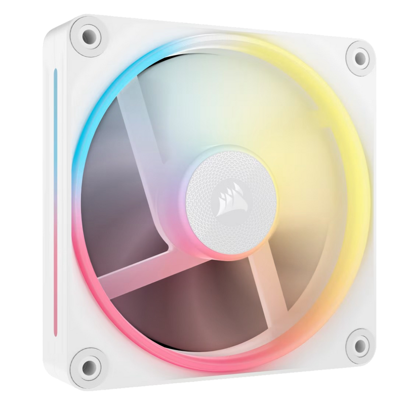 Corsair iCUE LINK LX120-R RGB 120mm PWM Reverse Fan Single Pack - White - 840006688723