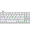 Corsair K60 RGB PRO TKL Tenkeyless Optical Mechanical Gaming Keyboard Corsair OPX Switch - White - 840006696353