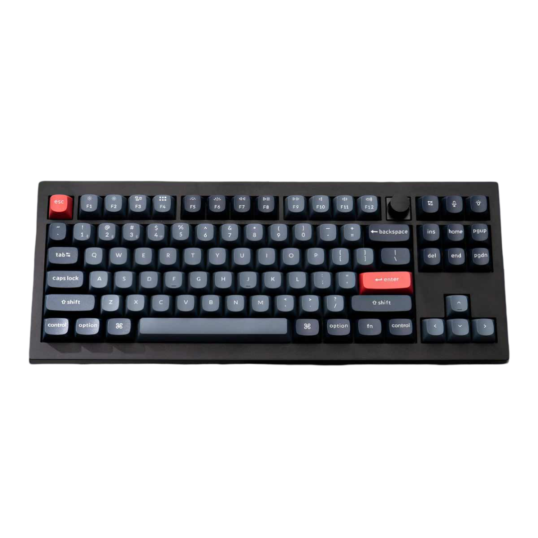 Keychron V3 Max QMK/VIA Wireless Custom Mechanical Keyboard - Carbon Black - Banana - 4895248868774
