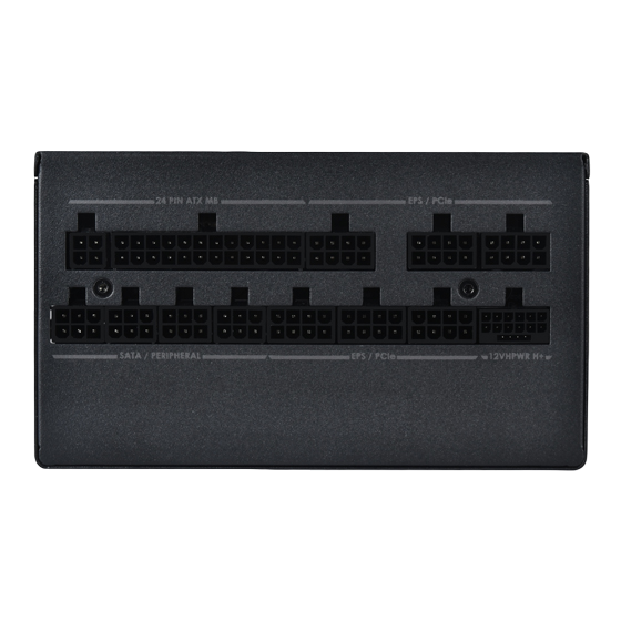 SilverStone HA1300R-PM HELA 1300R Platinum ATX 3.0 PCIe Gen 5 Fully Modular Power Supply - SST-HA1300R-PM