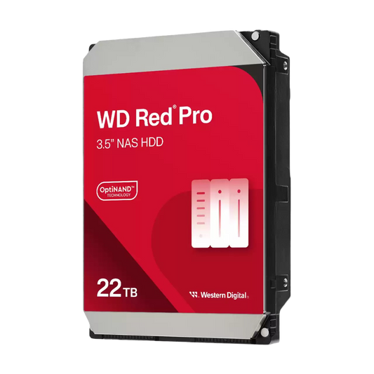 WD Red Pro 3.5" 22TB NAS HDD 512MB 7200RPM SATA - WD221KFGX