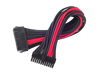 SilverStone PP07-MBBR Extension Power Supply Cable with Motherboard 24 Pin Connector - Black Red -  SST-PP07-MBBR