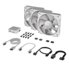 Corsair RX RGB Series iCUE LINK RX120 RGB 120mm Fan Starter Kit Triple Pack - White - 840006680963