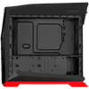 SilverStone RVX01BR-W ATX Computer Case with Window Black and Red - SST-RVX01BR-W