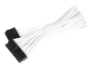 SilverStone PP07-MBW Motherboard 24Pin to 24Pin Sleeved Power Extension Cable - White - SST-PP07-MBW