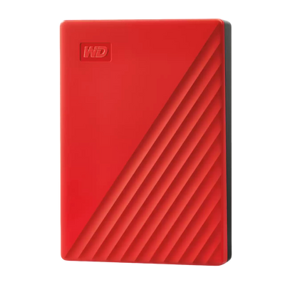 My Passport - 6TB USB 3.2 Gen 1 Portable HDD - RED - 718037903958