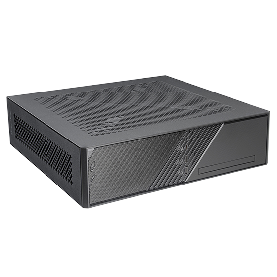 SilverStone ML12B Milo 12 High Performance Slim and Compact Mini-ITX PC Enclosure Case - SST-ML12B