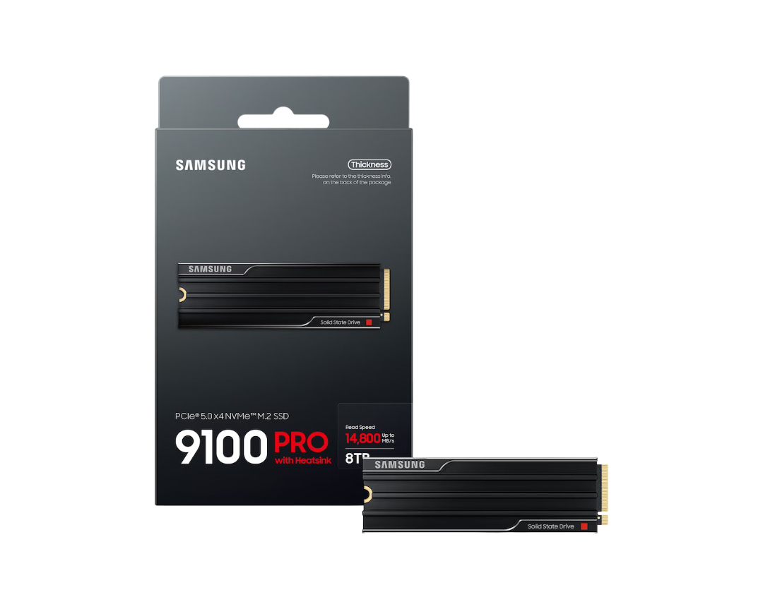 Samsung 9100 PRO with Heatsink NVMe™ M.2 SSD - 8TB - 8806095811642