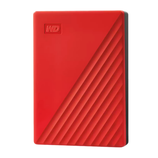 My Passport - 4TB USB 3.2 Gen 1 Portable HDD - RED - 718037870236