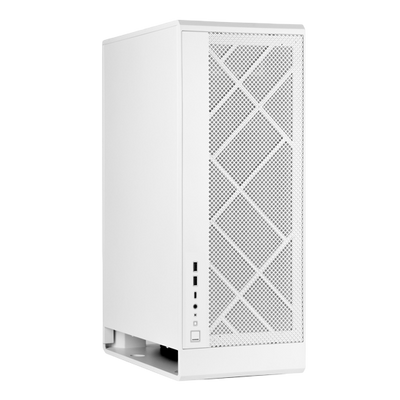 SilverStone ALG1MB ALG1MW Micro-ATX Tower Case - White - SST-ALG1MW