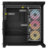 Corsair Frame 4500X RS-R ARGB Panoramic Glass Mid-Tower PC Case Black - CRFRAME4500XRSARGBBK
