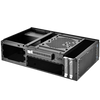 SilverStone ML06-E Milo Slim Mini-ITX Media Center HTPC Case Black - SST-ML06B-E