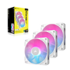 Corsair RX RGB Series iCUE LINK RX120 RGB 120mm Fan Starter Kit Triple Pack - White - 840006680963