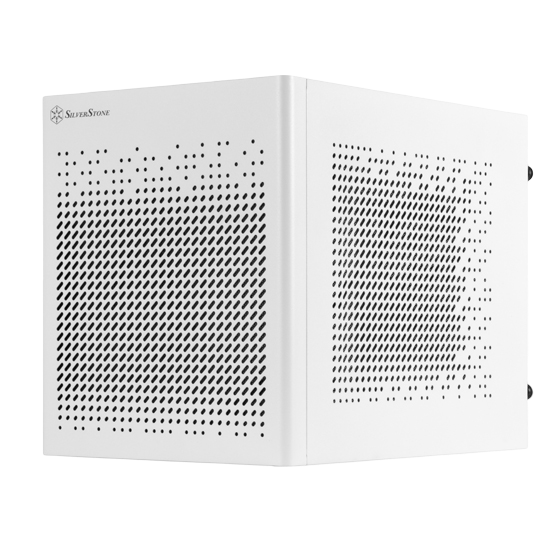 SilverStone SG16B SG16W Mini-ITX Small Form Factor case with All Steel Construction - White - SST-SG16W
