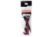 SilverStone PP07-PCIBR Sleeved Extension Power Supply Cable with 1 x 8-pin PCIe to 8-pin PCIe Connector - Black Red - SST-PP07-PCIBR