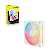 Corsair iCUE LINK LX120-R RGB 120mm PWM Reverse Fan Single Pack - White - 840006688723