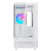 SilverStone LD04-W-ARGB Lucid Series Panoramic Tempered Glass Micro ATX Case - White - SST-LD04-W-ARGB