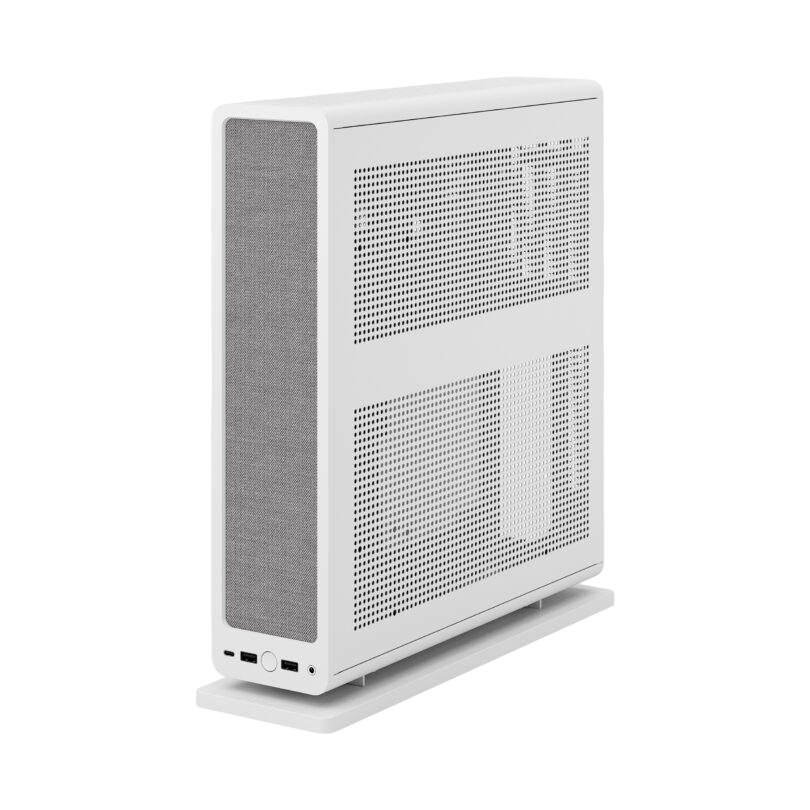 Fractal Design Ridge Mini-ITX Slim Small Form Factor PC Case - White - FDRIDGEITXWHT