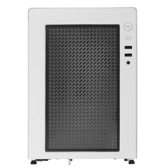 SilverStone SG16B SG16W Mini-ITX Small Form Factor case with All Steel Construction - White - SST-SG16W