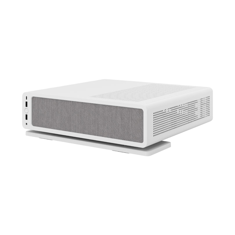 Fractal Design Ridge Mini-ITX Slim Small Form Factor PC Case - White - FDRIDGEITXWHT