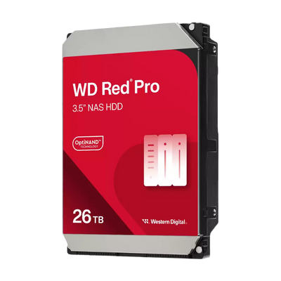 WD Red Pro 3.5" 26TB NAS HDD 512MB 7200RPM SATA - WD260KFGX